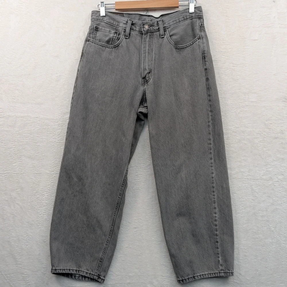 Levi Strauss 578 Jeans Mens 34x28 Gray Loose Fit Wide Leg Baggy Skate Streetwear